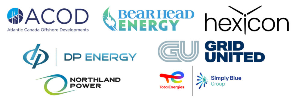 A collage of the corporate logos of the Coalition members